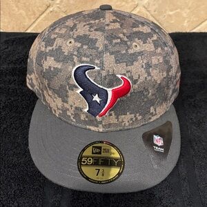 Houston Texans Digital Camo Fitted Hat 7 3/8